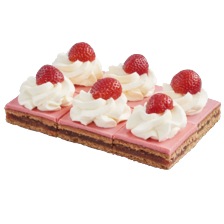 Noordertrots aardbei oranjekoek